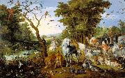 Jan Brueghel The Elder The Entry of the Animals Into Noah Ark oil on canvas